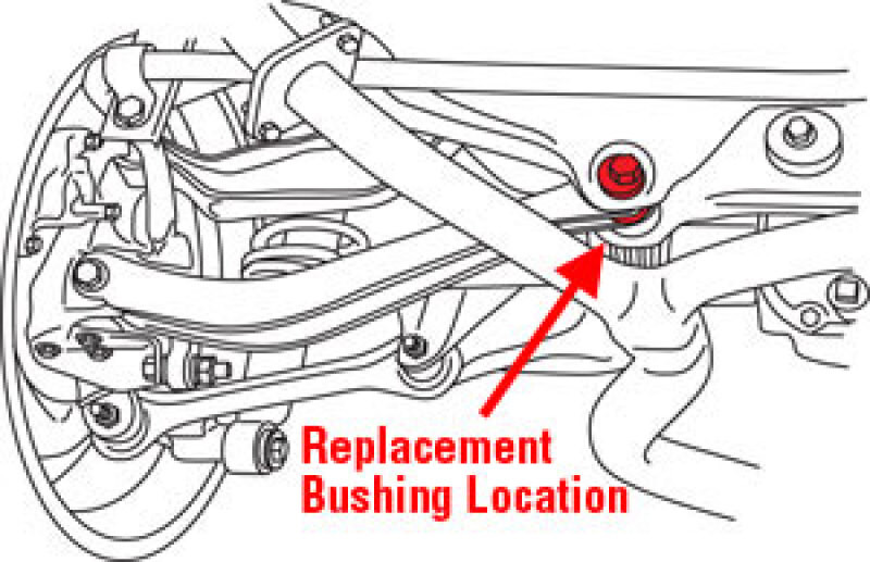 SPC Performance Rear Toe/Cam & Bushing Kit for 00-09 Subaru Outback