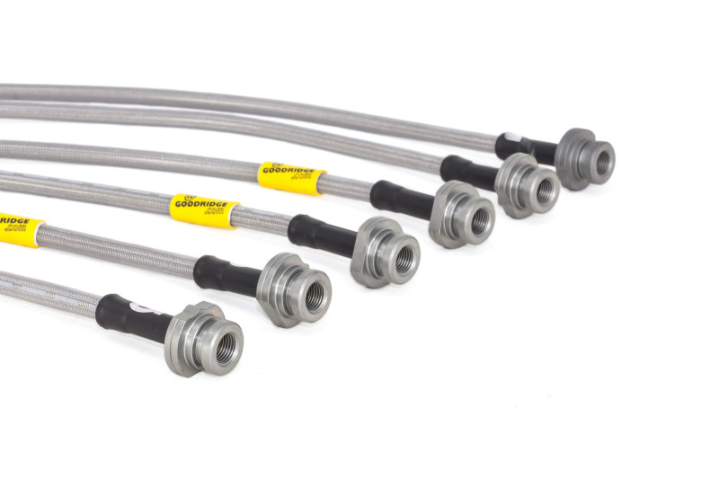 Goodridge Brakes SS Brake Lines for 13-15 Nissan Sentra w/ Rear Disc