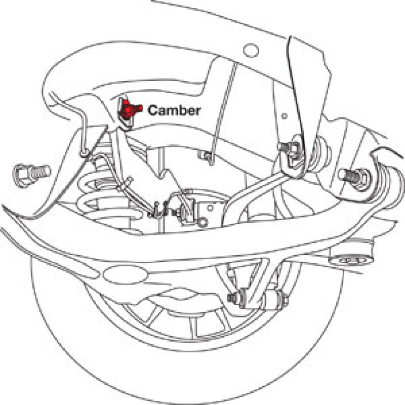 SPC Performance Rear Camber Adjustment Kit w/ xAxis for 07-17 GMC Acadia