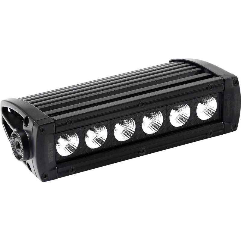 Westin B-FORCE LED Light Bar Single Row 6" Flood w/5W Cree - Black