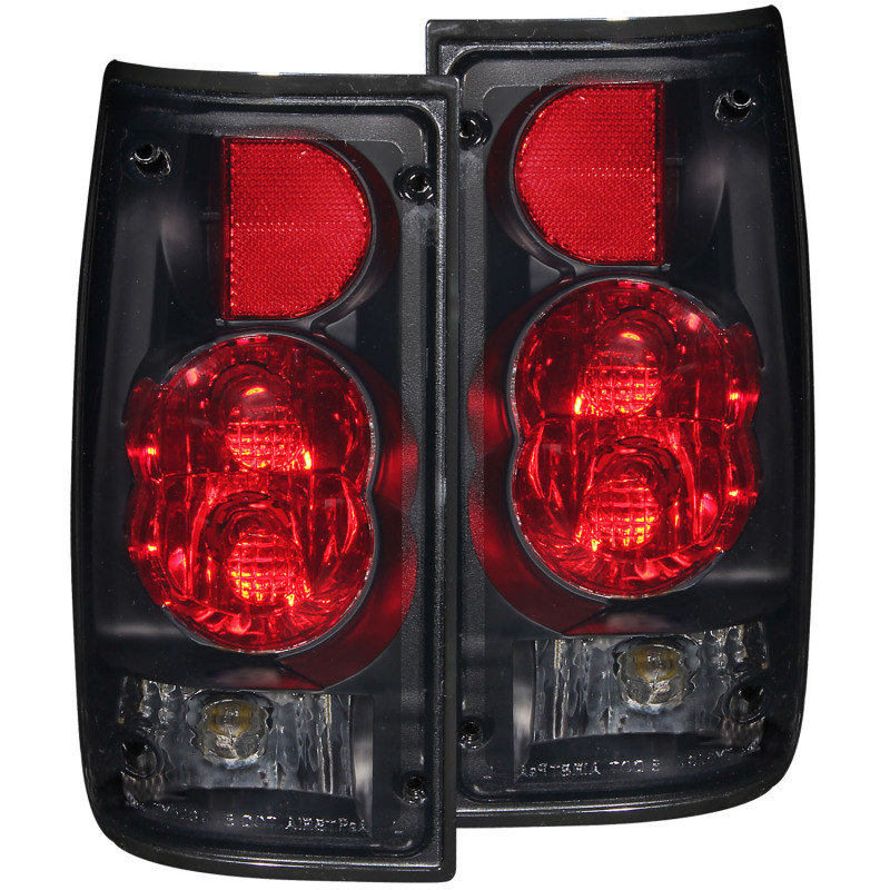 ANZO Taillights Dark Smoke G2 for 1989-1995 Toyota Pickup - 211181