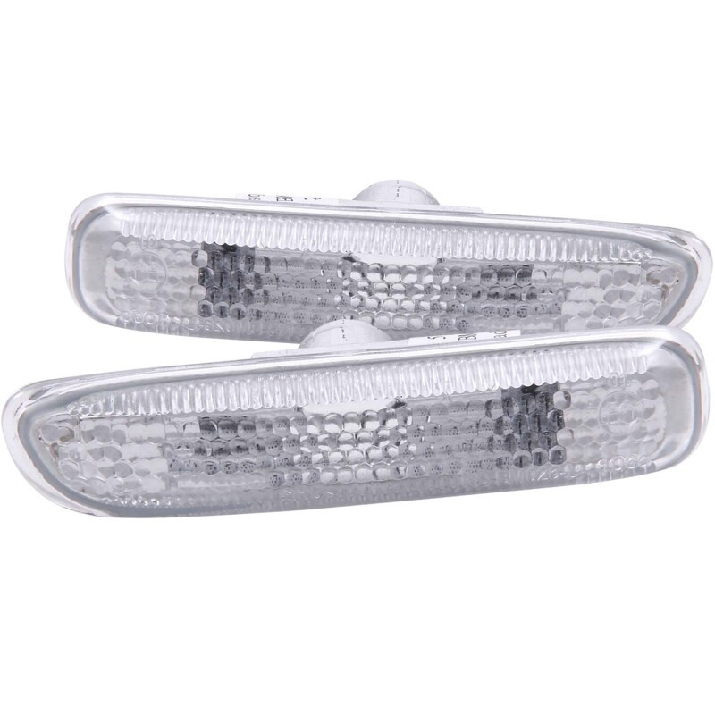 ANZO Side Marker Lights Clear for 1999-2001 BMW 3 Series