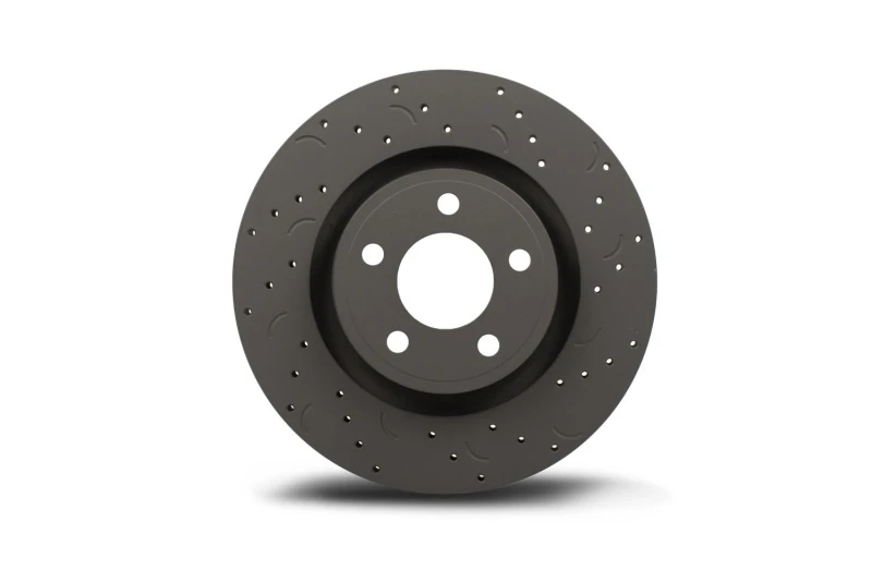 Hawk Talon Drilled and Slotted Rear Brake Rotors for 15-16 Audi S3