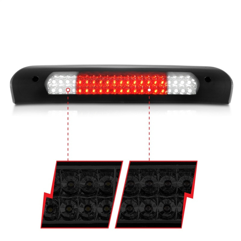 ANZO LED 3rd Brake Light Smoke B - Series for 2002-2008 Dodge Ram 1500