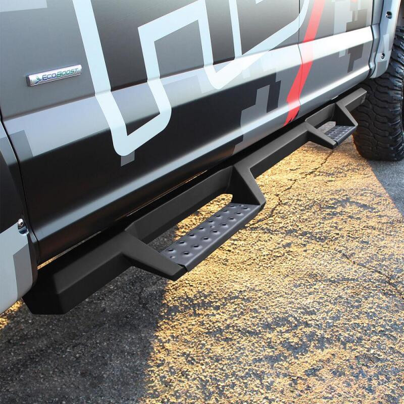Westin HDX  Drop Nerf Step Bars - Textured Black for 15-18 F150 SuperCrew