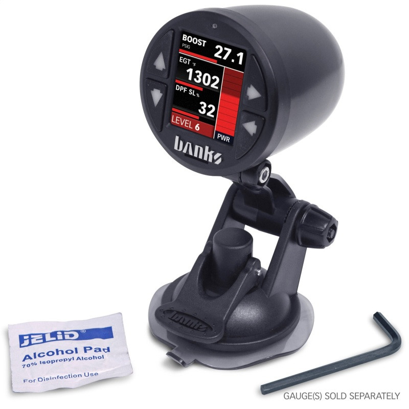 Banks Power 52mm Single Gauge Pod Kit w/ Suction Mount