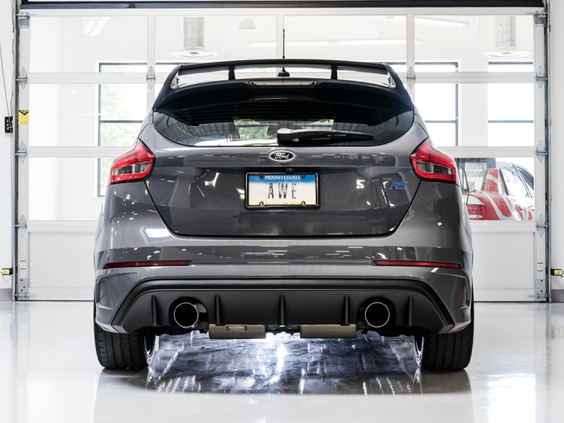 AWE Track Edition Exhaust w/ Chrome Tips for 16-18 Focus RS AWD - 3020-32030