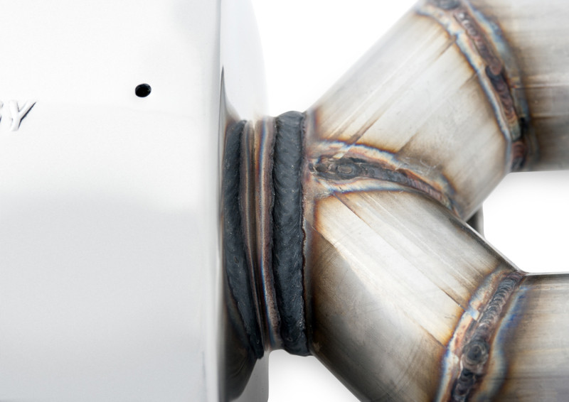 AWE Tuning Touring Exhaust Quad Outlet Black Tips for 16-18 Audi A6 Quattro