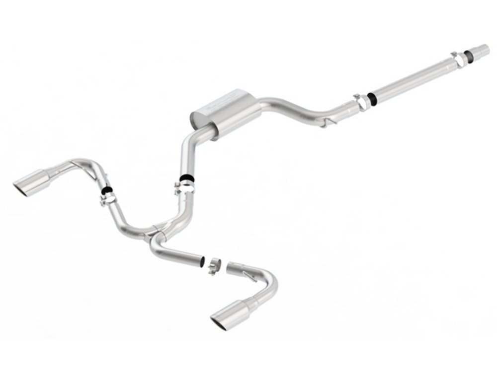 Borla S-Type Catback Exhaust Chrome Tip for 18-19 GTI MK7.5