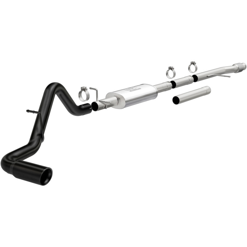 MagnaFlow Street Series Cat-Back Exhaust w/ Black Tip for 19+ Silverado/Sierra
