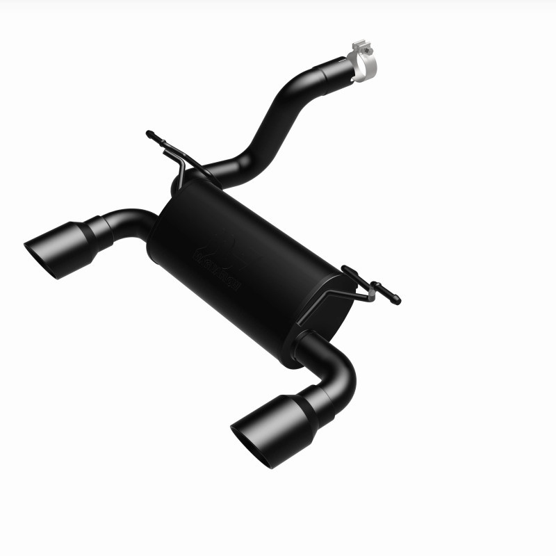 MagnaFlow Street Axle-Back Exhaust w/ Black Tip for 18+ Jeep Wrangler 3.6L