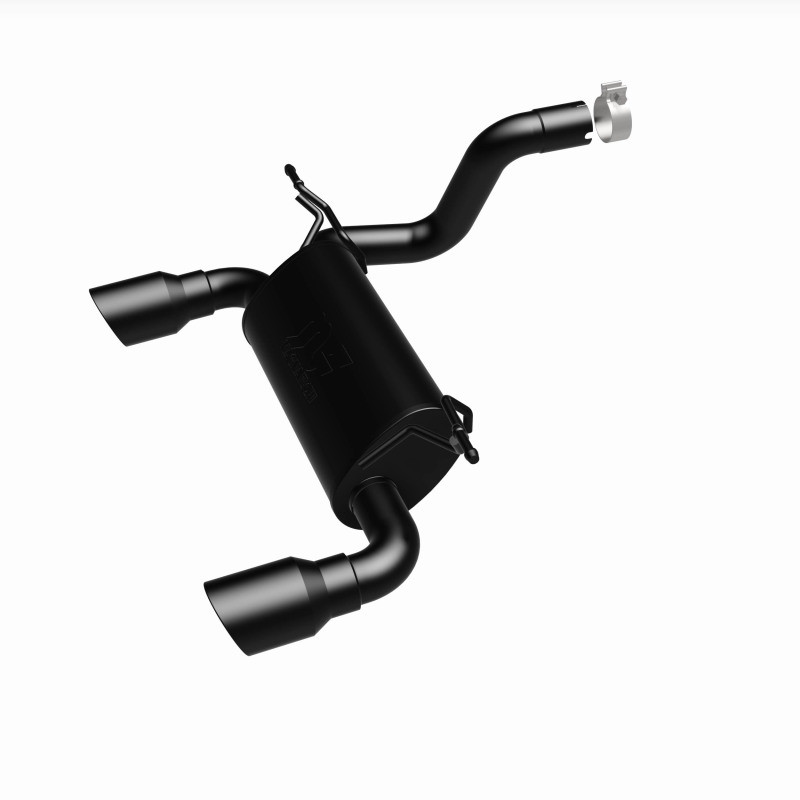 MagnaFlow Street Axle-Back Exhaust w/ Black Tip for 18+ Jeep Wrangler 3.6L