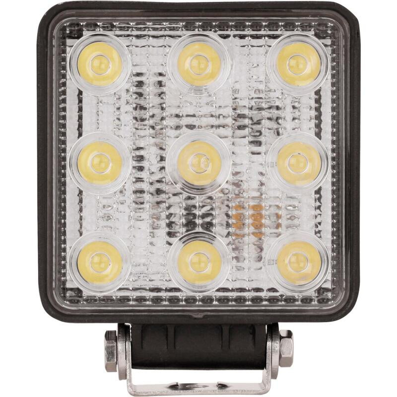Westin EF LED Work Utility Light Square 4.6"x5.3" Spot w/3W Epistar - Black