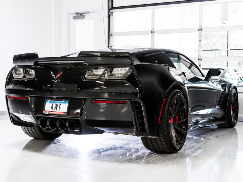 AWE Tuning Touring Edition Axle-Back Exhaust w/Black Tips for 17+ C7 Corvette