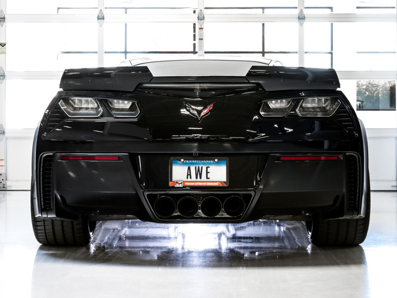 AWE Tuning Touring Edition Axle-Back Exhaust w/Black Tips for 17+ C7 Corvette