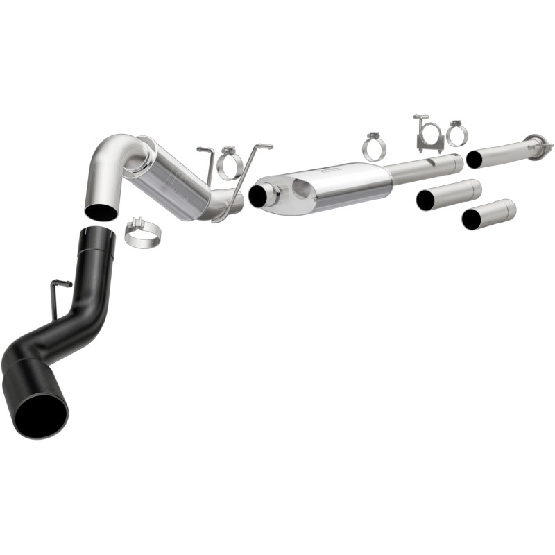 MagnaFlow Street Exhaust w/ Black Tip for 11-19 Silverado/Sierra 2500/3500 6.0L