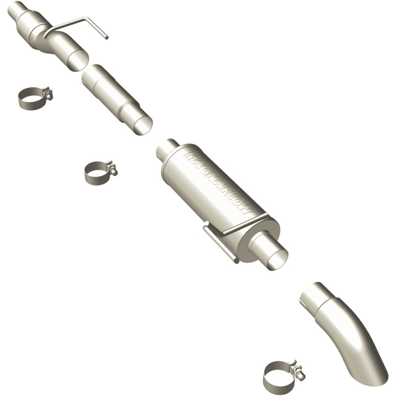 MagnaFlow Off-Road Pro Series Cat-Back Exhaust for 11-14 Ford F-150 3.5L