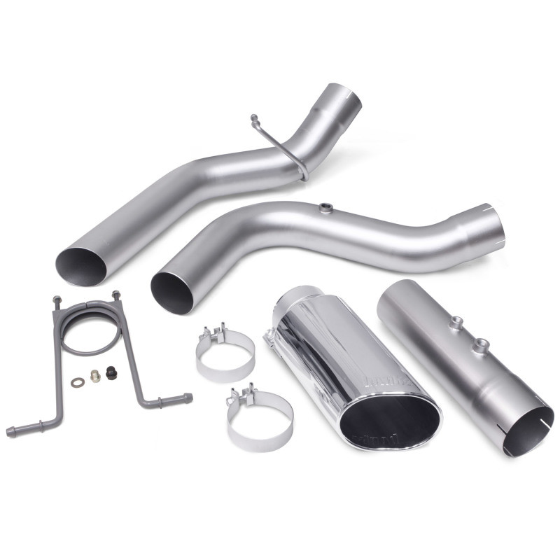 Banks Power Monster Single Exhaust w/ Chrome Tip for 17+ GM Duramax L5P 6.6L