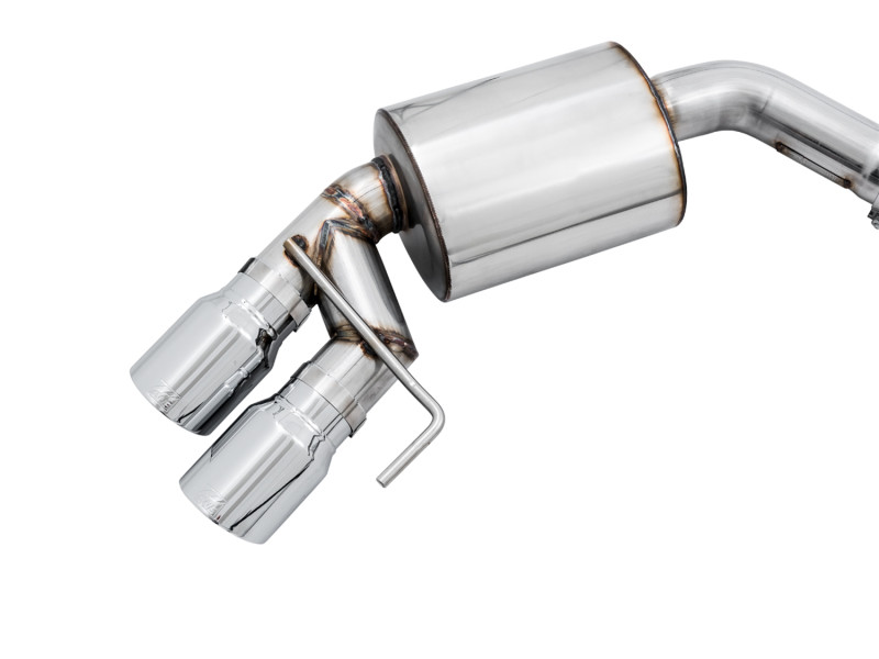 AWE Tuning Touring Exhaust w/ Quad Chrome Tips for 18+ Mustang GT Fastback