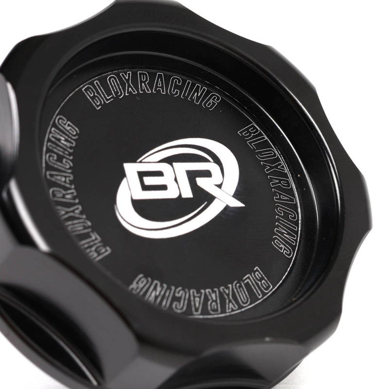 BLOX Racing Billet Oil Cap - Black for Honda