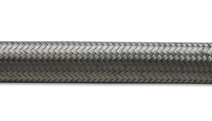 Vibrant -8 AN SS Braided Flex Hose (10 foot roll)