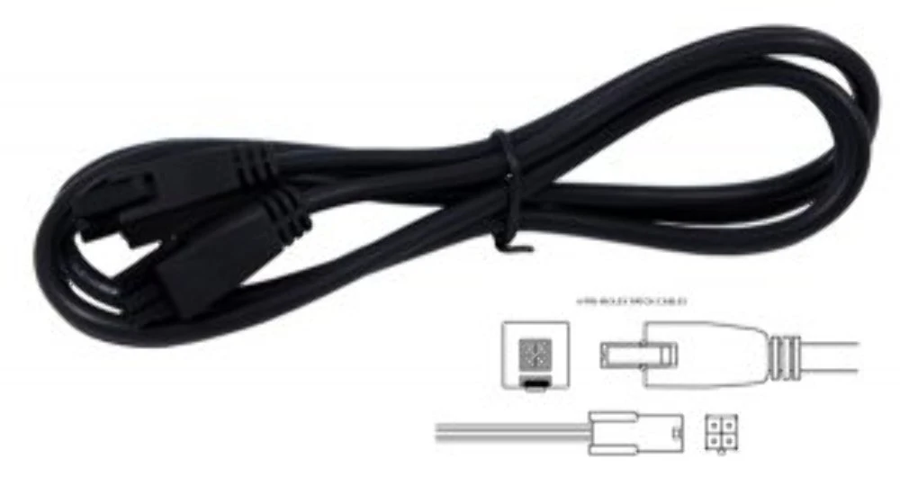 Innovate 4ft serial patch cable (4pin to 4pin) for LM-2, LC-2, MTX series gauges