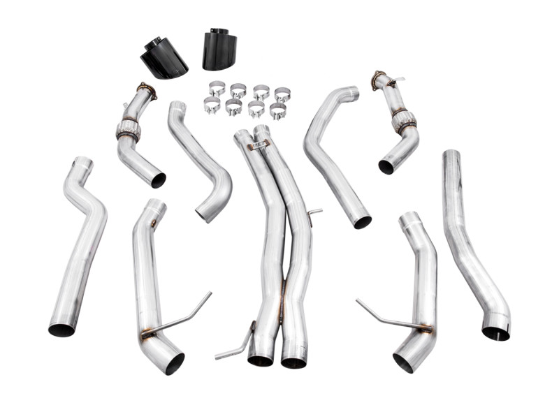 AWE Track Edition Non-Resonated Exhaust w/ Black Tips for 18-19 Audi RS5 Coupe