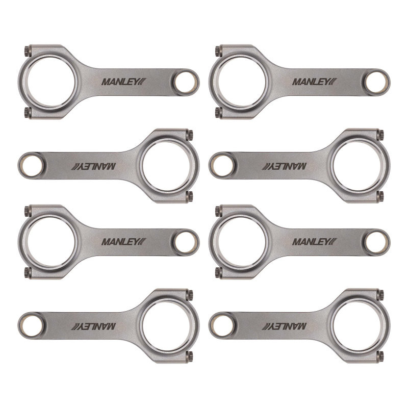 Manley 6.125in H Beam w/ ARP 2000 Connecting Rods for Chevy Small Block LS-1