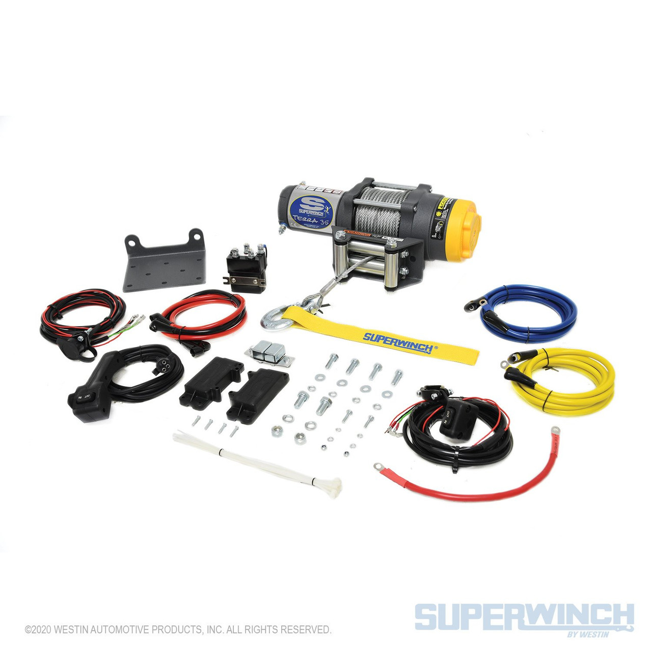 Superwinch 3500LBS 12 VDC 13/64in x 50ft Steel Rope Terra 35 Winch - 1135220
