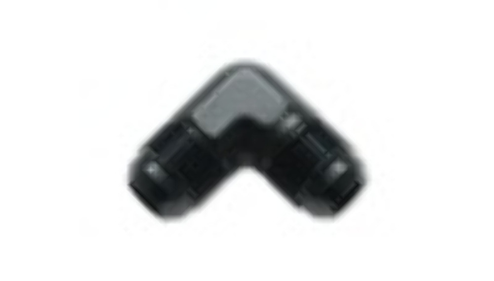 Vibrant -12AN 90deg Flare Union Fitting - Aluminum