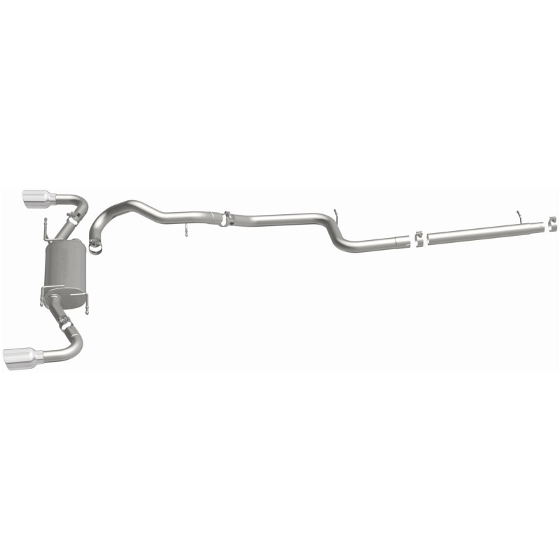 MagnaFlow Street Series Cat-Back Exhaust for 10-13 Mazda 3 L4 2.5L Hatchback