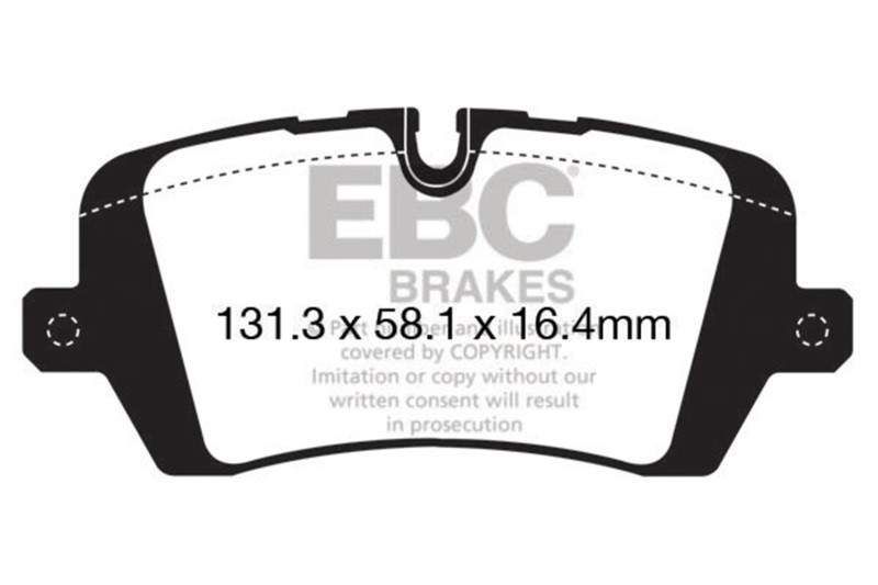 EBC Yellowstuff Rear Brake Pads for 13+ Range Rover 3.0 Supercharged