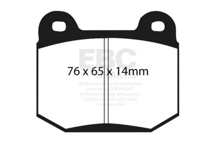 EBC  Bluestuff Rear Brake Pads for 99-03 Evolution 2.0 Turbo