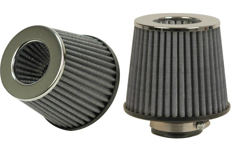 Vibrant Open Funnel Performance Air Filter, 4.5" Inlet I.D. - Chrome Cap