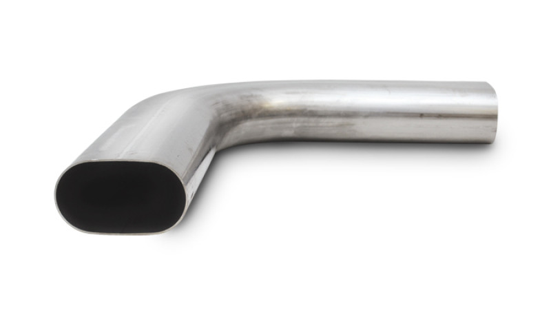 Vibrant  90 Degree (horizontal) Oval Mandrel Bend Pipe, 3"