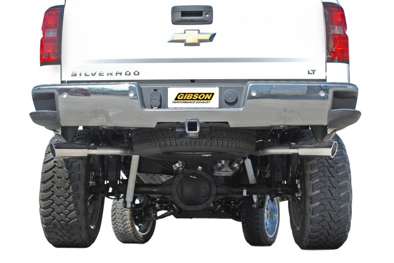 Gibson Aluminized Dual Extreme Exhaust for 15-18 Sierra / Silverado 1500