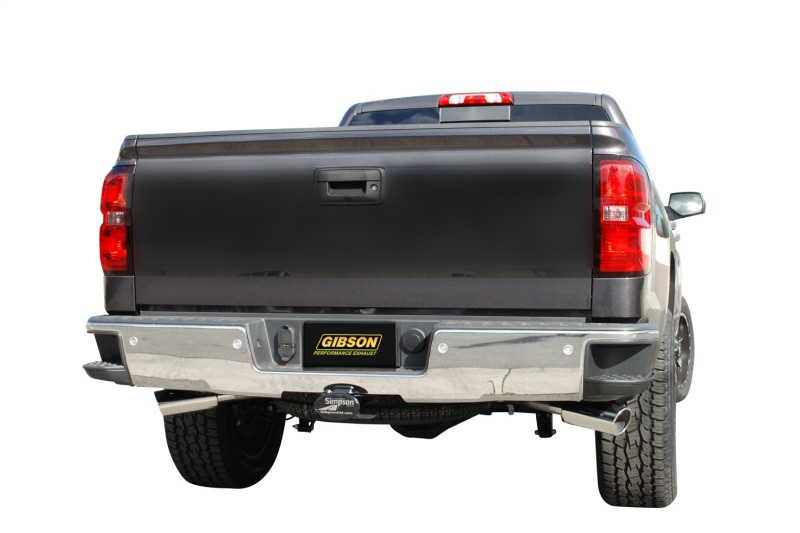 Gibson Stainless Dual Extreme Exhaust for 14-18 GMC Sierra 1500 Denali 6.2L