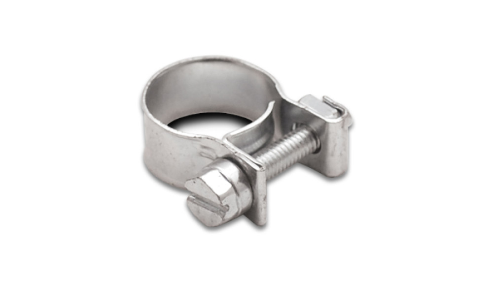 Vibrant  Fuel Injector Style Mini Hose Clamp: 15mm-17mm (Pack of 10)