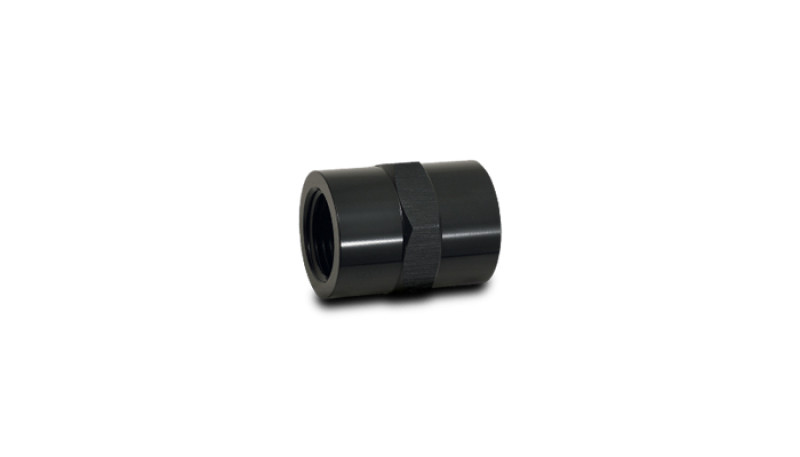 Vibrant 1/8in NPT Female Pipe Coupler Fitting - Aluminum