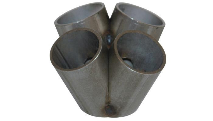 Vibrant  4 into 1 Turbo Manifold Merge Collector (T3 & T3/T4) - 4 UP STYLE