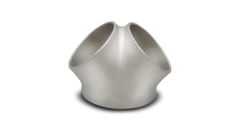 Vibrant  Cast 2-in-1 Y Collector; 3" Inlet; 2.5" x 2.5" Outlet