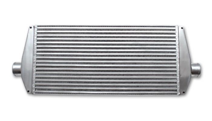 Vibrant  Air-to-Air Intercooler w/ End Tanks, 25"W x 12"H x 3.5" Thick