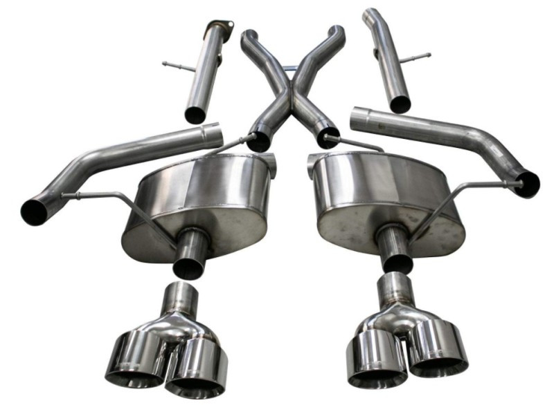 Corsa 2.75" Dual Rear Xtreme Exhaust for 18-20 Grand Cherokee Trackhawk 6.2L