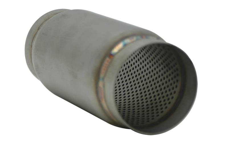 Vibrant Stainless Steel Race Muffler, 5" inside diamater x 5" OAL