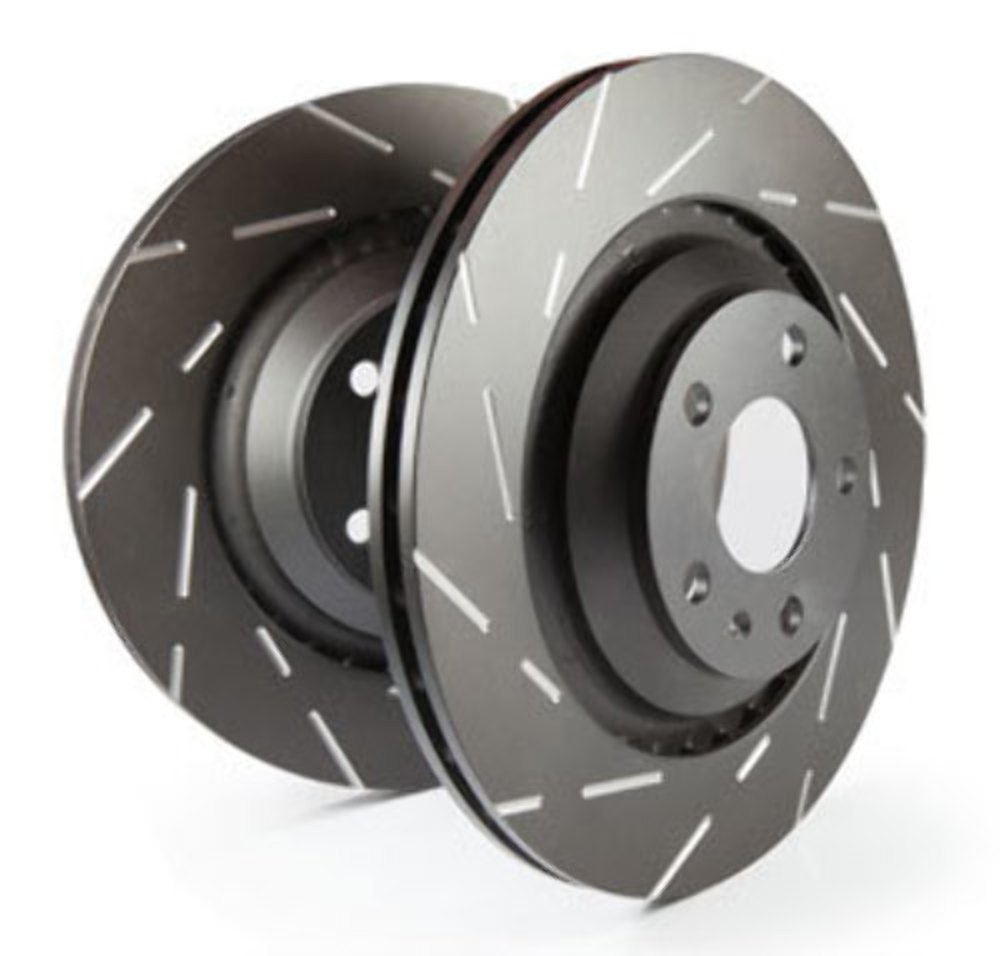 EBC USR Slotted Rear Rotors for 13-14 Mustang 5.8 Supercharged (GT500) Shelby