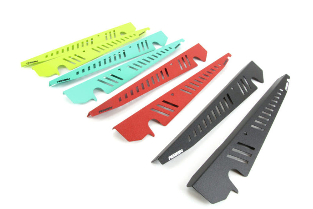 Perrin Fender Shroud Set - Hyper Teal for 2015+ Subaru WRX/STI