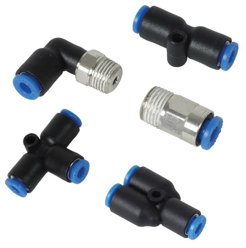 Vibrant Union inYin Pneumatic Vacuum Fitting - for use with 1/4in (6mm) OD tubing