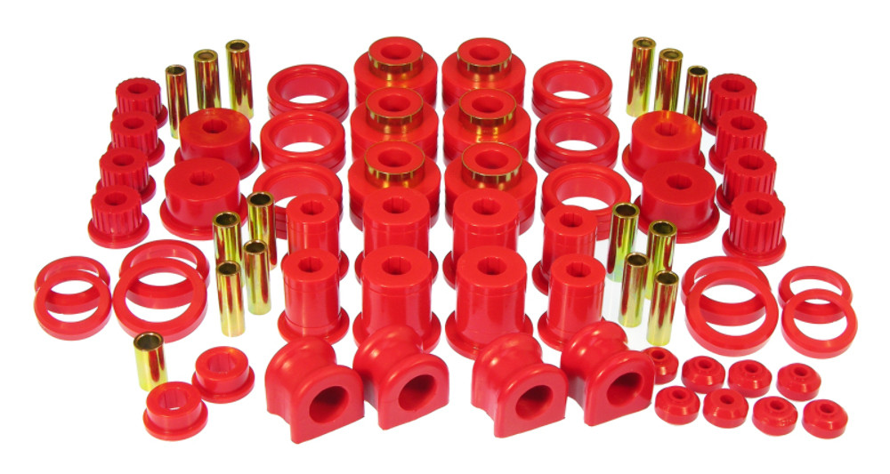 Prothane Total Kit - Red for 94-01 Dodge Ram 4wd Diesel/V10 - 4-2008
