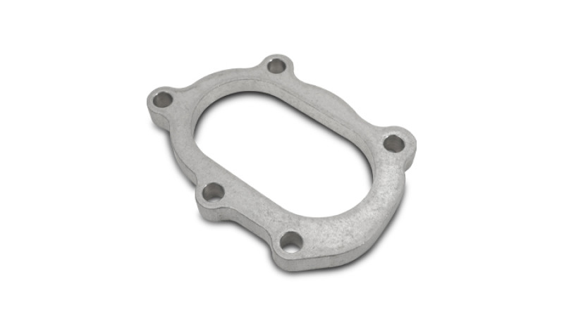 Vibrant  5 Bolt Turbine Outlet Flange for GT25R/GT28R/GT30R 90mmx55mm Oval Open