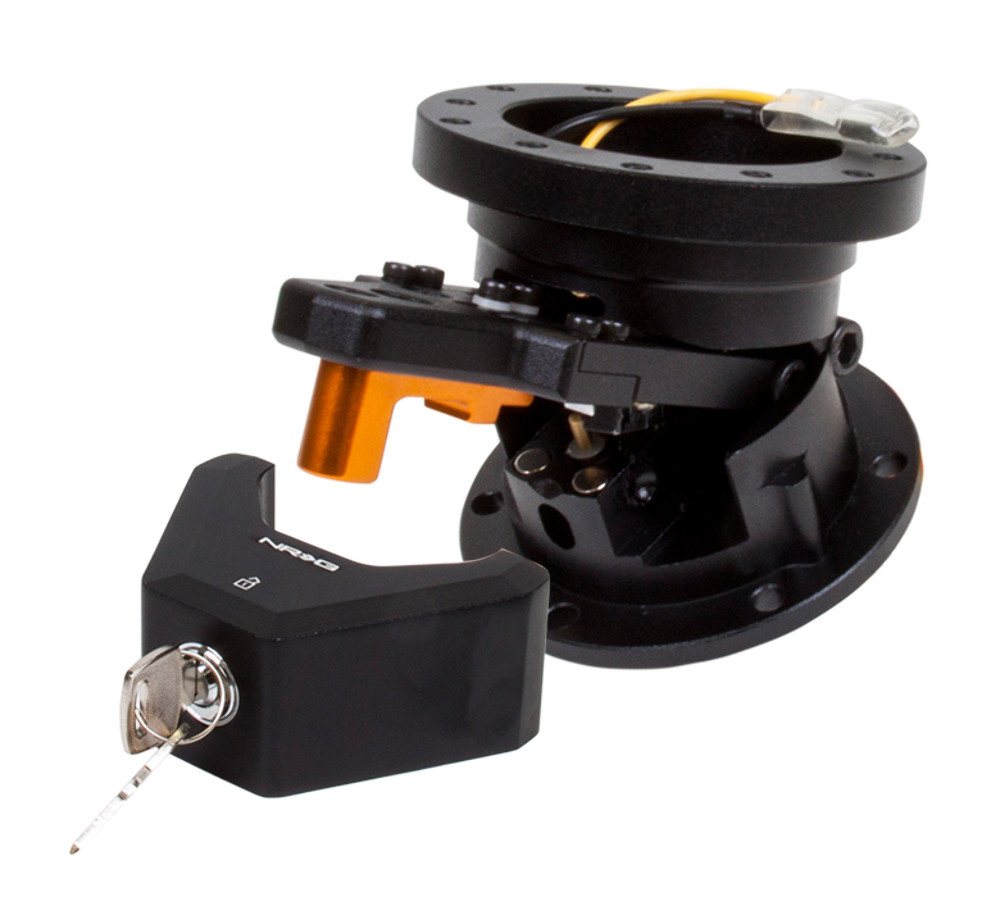 NRG Steering Wheel Quick Tilt System w/Lock - Black